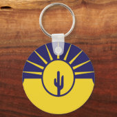 Sleutelhanger van de vlag van Mesa (Arizona) (Voorkant)