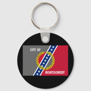 Sleutelhanger van de vlag van Montgomery (Alabama)