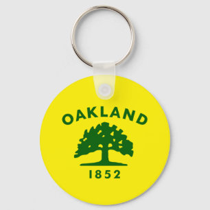 Sleutelhanger van de vlag van Oakland (Californië)