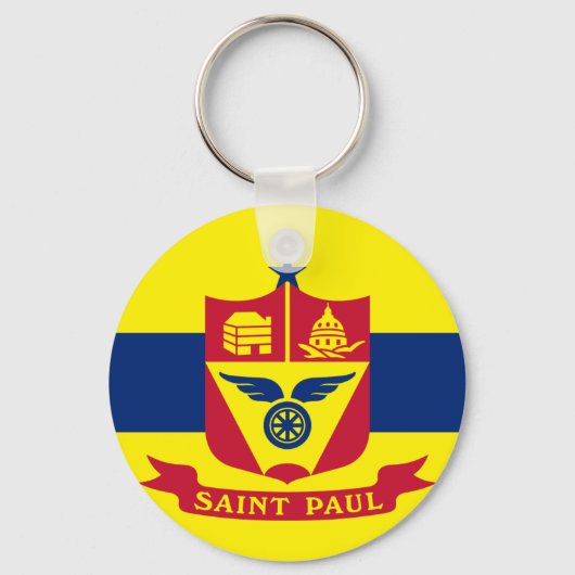 Sleutelhanger van de vlag van Saint Paul (Minnesot (Voorkant)