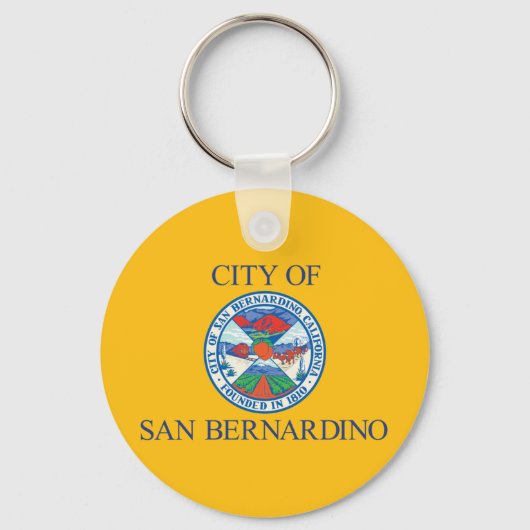 Sleutelhanger van de vlag van San Bernardino (Cali (Voorkant)