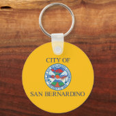 Sleutelhanger van de vlag van San Bernardino (Cali (Voorkant)