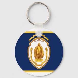 Sleutelhanger van de vlag van Springfield (Massach