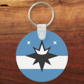 Sleutelhanger van de vlag van Springfield (Missour (Voorkant)