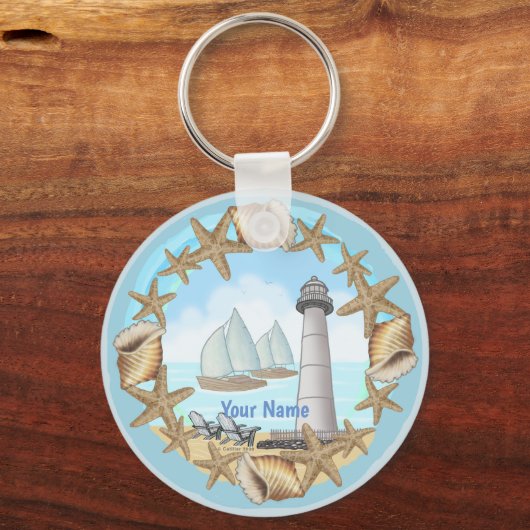 Sleutelhanger van de vuurtoren van Biloxi (Voorkant)