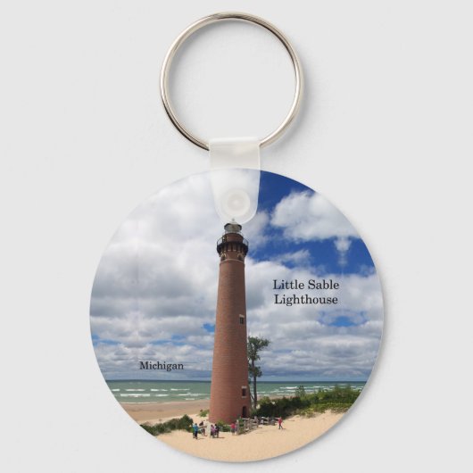 Sleutelhanger van de vuurtoren van Little Sable (Voorkant)