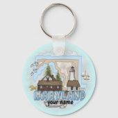 Sleutelhanger van de vuurtoren van Maryland (Voorkant)