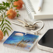 Sleutelhanger van de Whimsical Forest Scene (Voorkant Rechts)