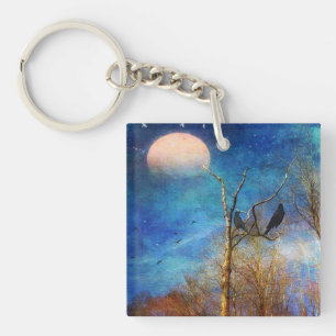 Sleutelhanger van de Whimsical Forest Scene