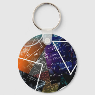 Sleutelhanger van de wiskundeformule