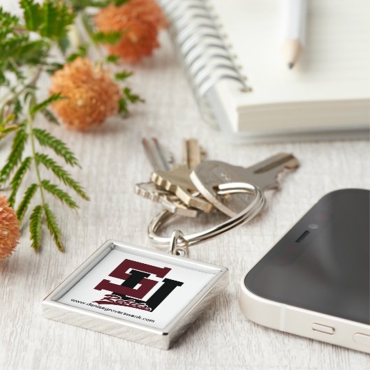 Sleutelhanger van de Zuidelijke Universiteit (Zijkant)