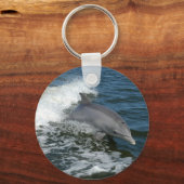 sleutelhanger van dolfijnfoto ' s in flessenvorm (Front)