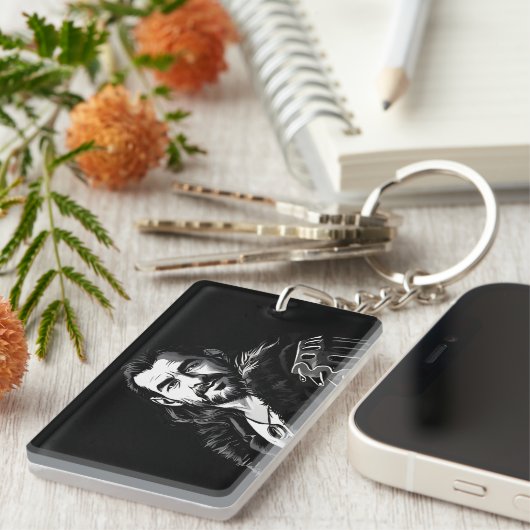 Sleutelhanger van een bejaarde verteller (Voorkant Rechts)