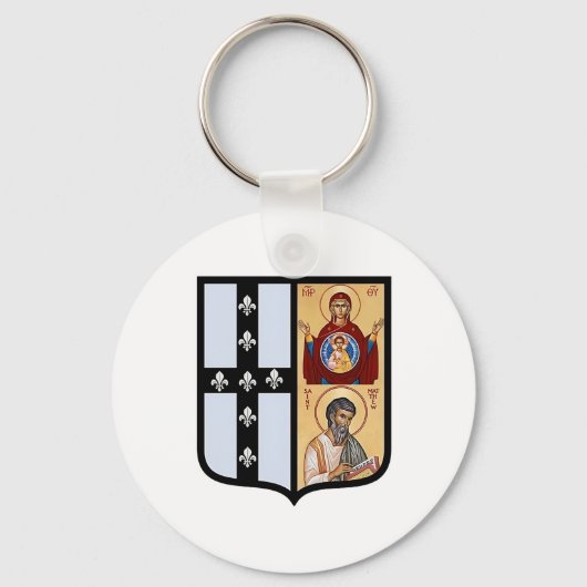 sleutelhanger van een parochie (Achterkant)