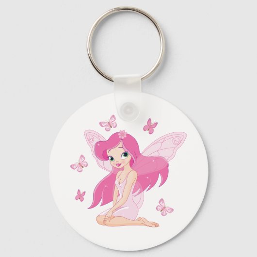 Sleutelhanger van faire vlinders (Voorkant)