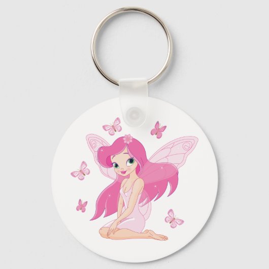 Sleutelhanger van faire vlinders (Achterkant)