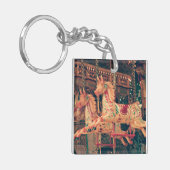 Sleutelhanger van  Fairground Carousel Horses (Voorkant Links)