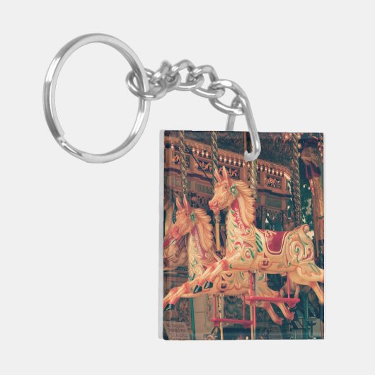 Sleutelhanger van  Fairground Carousel Horses (Voorkant Links)
