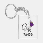 Sleutelhanger van Fibro Warrior Butterfly (Voorkant Links)
