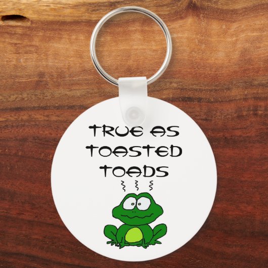 Sleutelhanger van gebrande padden (Voorkant)