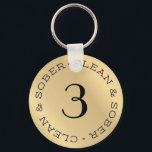Sleutelhanger van gepersonaliseerd Gold Jubileum<br><div class="desc">Goud effect keyring voor schone tijdherdenking - neem om het even welk aantal op om de gelegenheid aan te passen.</div>