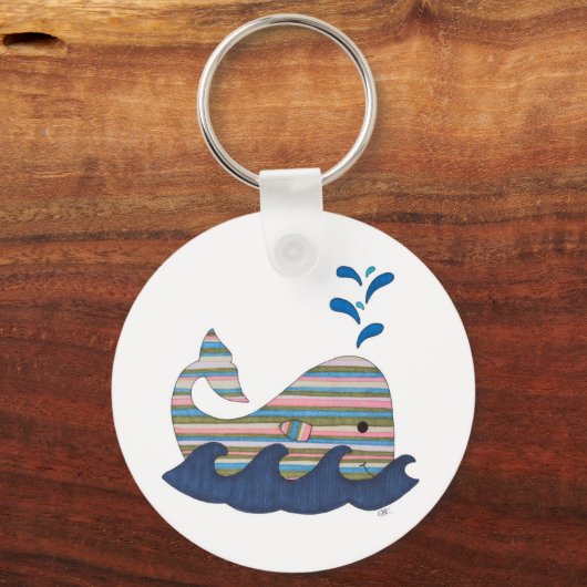 Sleutelhanger van gestripte walvis (Voorkant)
