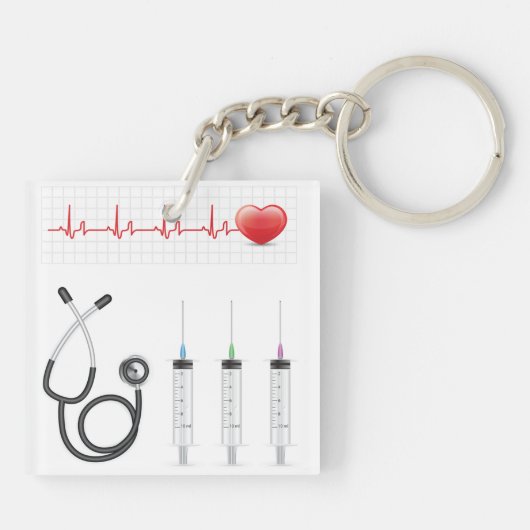 Sleutelhanger van gezondheidszorgelementen (Achterkant)