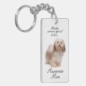 Sleutelhanger van Havanese mama (Voorkant Links)