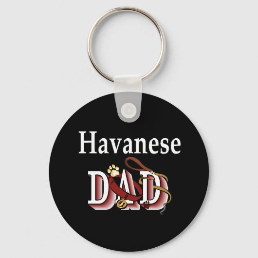 Sleutelhanger van Havanese pa (Voorkant)