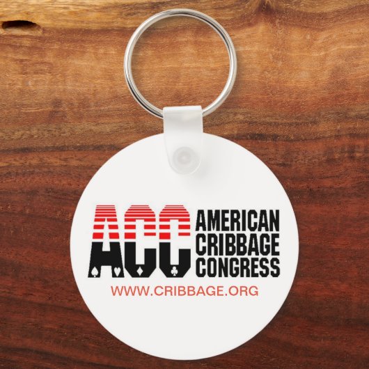 Sleutelhanger van het Amerikaanse Cribbage Congres (Voorkant)