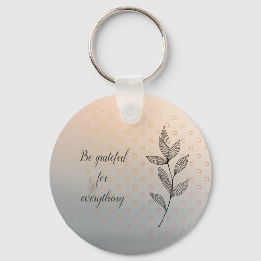 Sleutelhanger van het boombladeren (Voorkant)