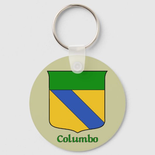 Sleutelhanger van het Columbo Historical Shield (Voorkant)