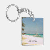 Sleutelhanger van het eiland Grand Cayman (Voorkant Links)