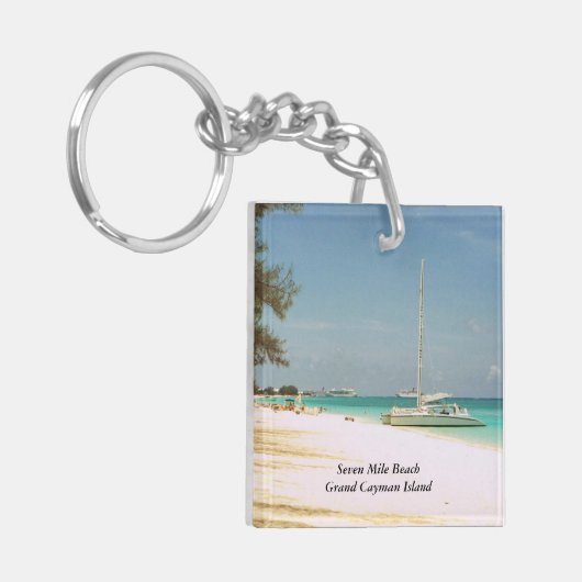 Sleutelhanger van het eiland Grand Cayman (Voorkant Links)