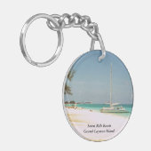 Sleutelhanger van het eiland Grand Cayman (Voorkant Links)