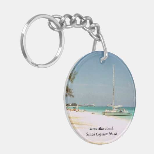 Sleutelhanger van het eiland Grand Cayman (Voorkant Links)