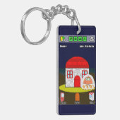 Sleutelhanger van het Huis van Pou (dubbelzijdig) (Voorkant Links)