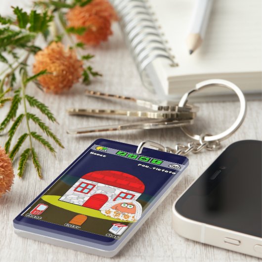 Sleutelhanger van het Huis van Pou (dubbelzijdig) (Voorkant Rechts)