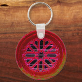 sleutelhanger van het ierse kerkvenster (Voorkant)