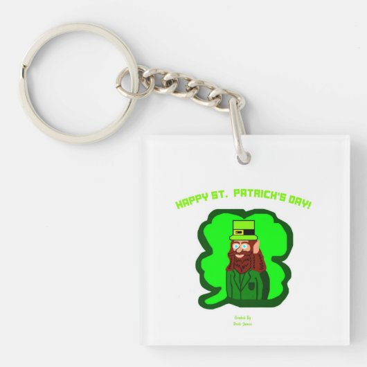 Sleutelhanger van het Magisch Plein van de Leprech (voorkant)