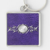 SLEUTELHANGER van het Paarse kweekmonogram en van (Voorkant)
