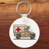 Sleutelhanger van het Rode Kruis voor militaire on (Voorkant)