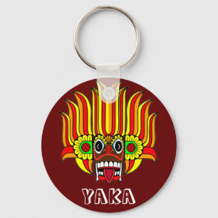 Sleutelhanger van het Sri Lankaanse duivel/demon (