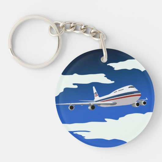 Sleutelhanger van het vliegtuig (Voorkant)