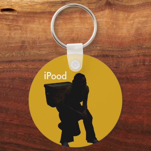 sleutelhanger van hout (Voorkant)