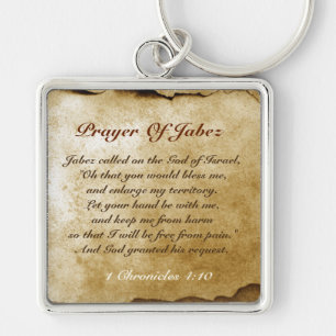 Sleutelhanger van Jabez Bible Verse