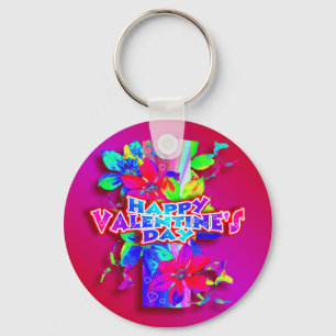 Sleutelhanger van kleurrijke Valentijnsdag