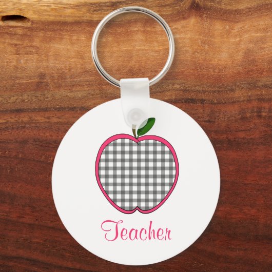 Sleutelhanger van leerkrachten - Charcoal Gray Gin (Voorkant)