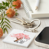 Sleutelhanger van lentesBunnies (Voorkant Rechts)