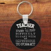 Sleutelhanger van leraar Dank u, lerarenwaardering (Voorkant)